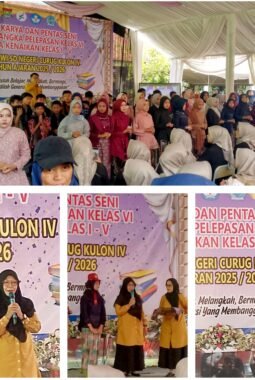 Gelar Karya dan Pentas Seni Pelepasan Kelas VI serta Kenaikan Kelas I–V, SDN Curug Kulon IV Berlangsung Meriah
